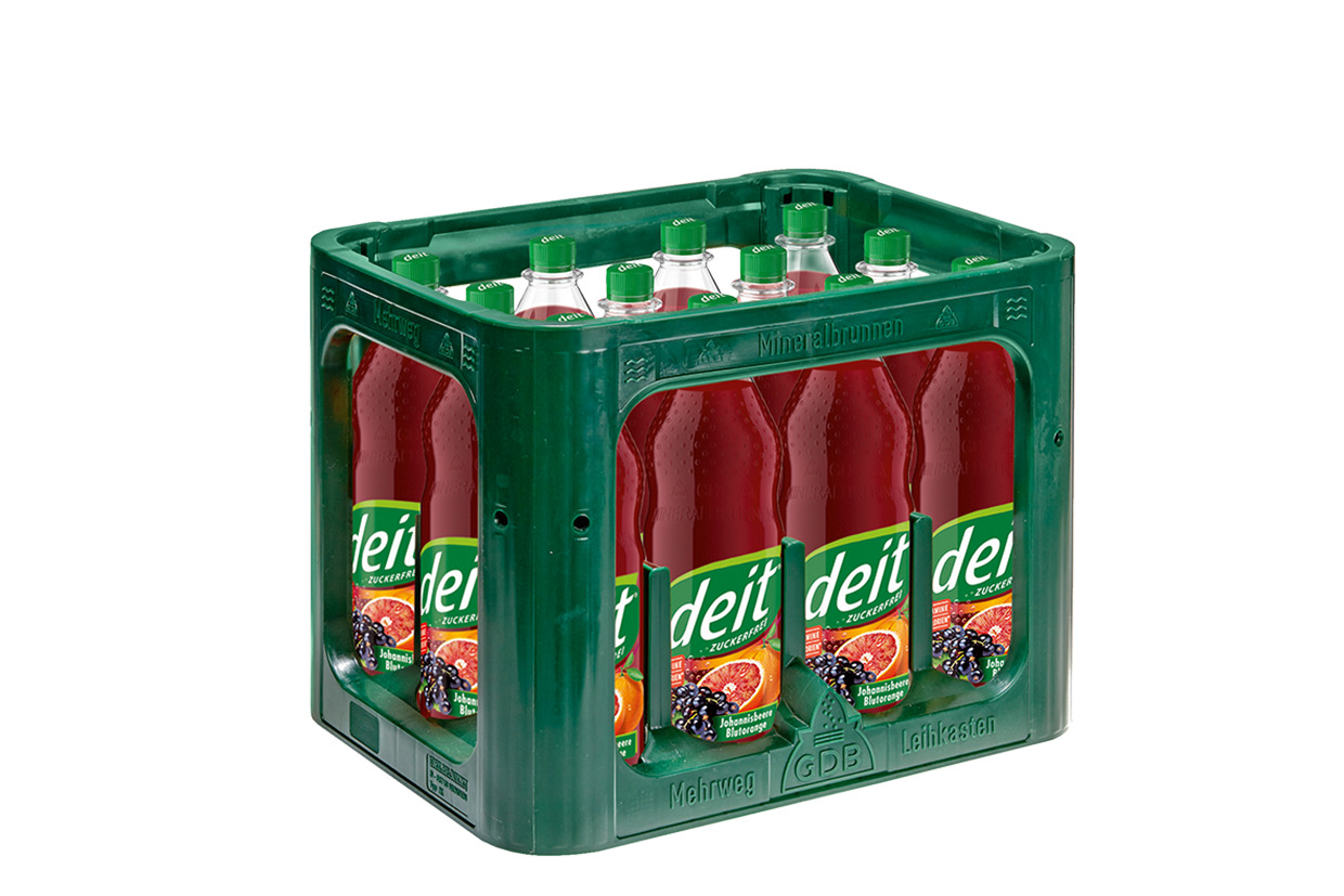 Deit Johannisbeere Blutorange 12x1L PET