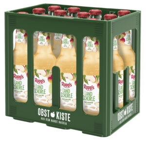 Rapp`s Landschorle Apfel naturtr&uuml;b 12x033 Glas