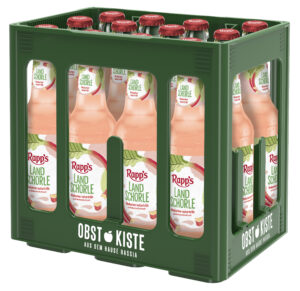 Rapp`s Landschorle Rhabarber naturtr&uuml;b 12x033 Glas