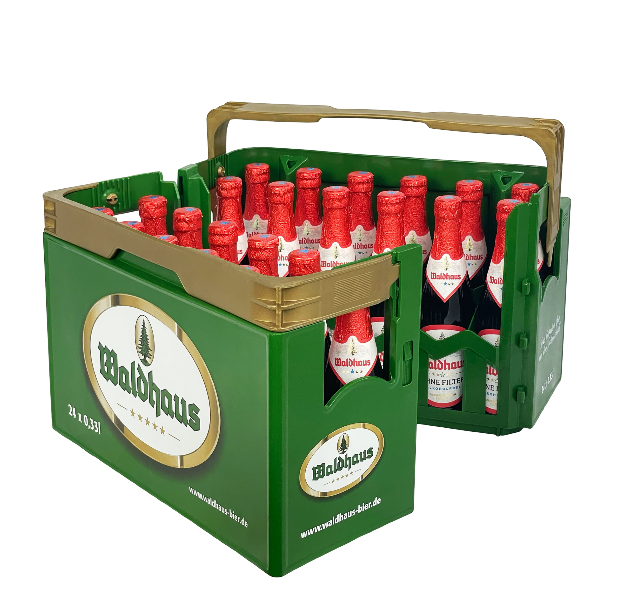 Waldhaus ohne Filter Alkoholfrei 24x0,33L Bierkasten