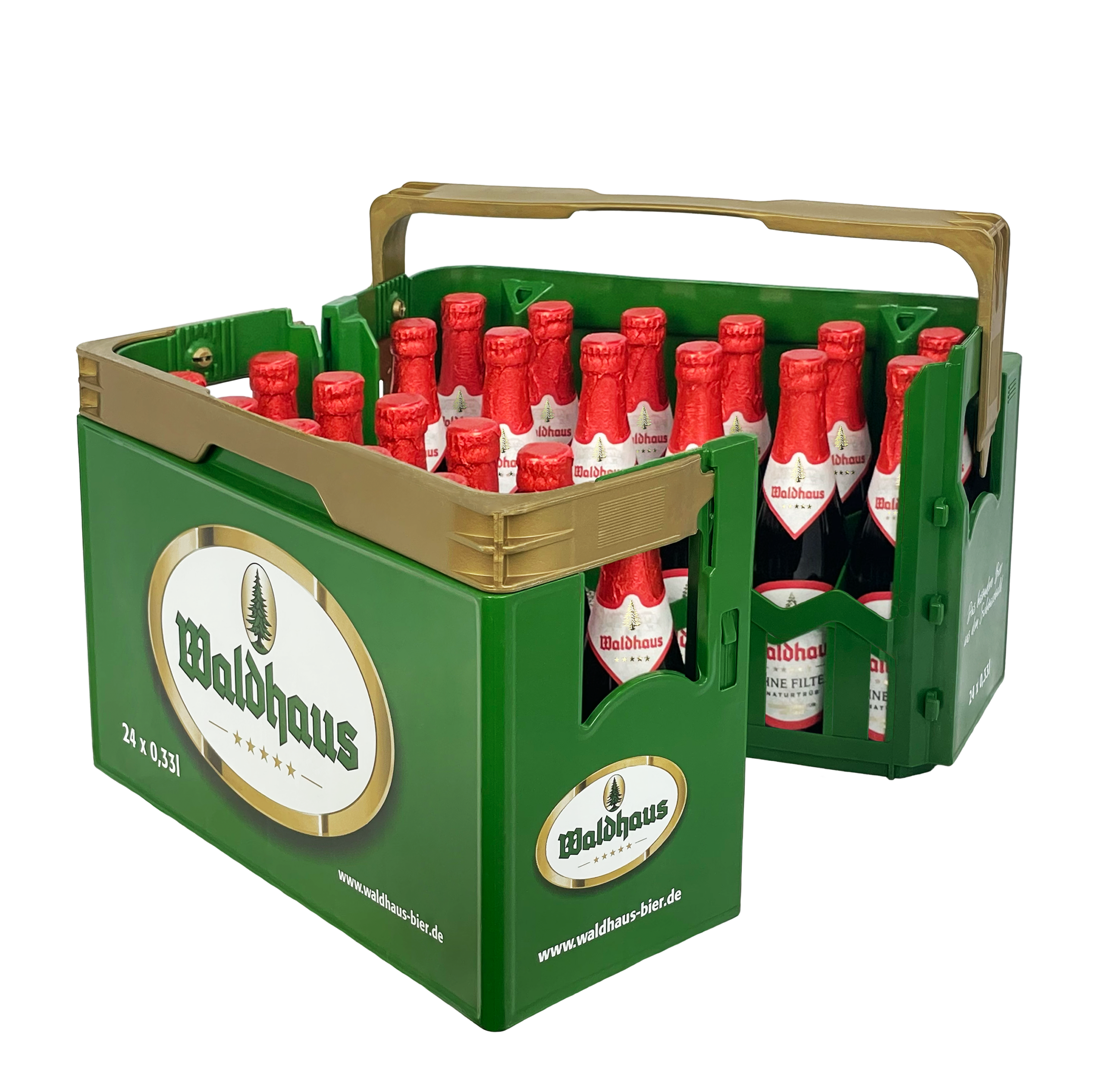 Waldhaus ohne Filter 24x0,33L Bierkasten
